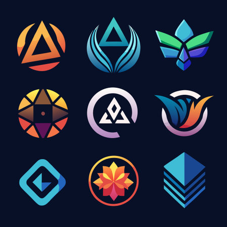 Creative Gradient Logo Designs for Modern Businesses and Brands