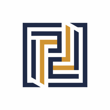 Minimalist Modern Geometric Shapes: Rectangle and Square Artのイラスト素材