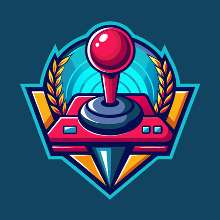 Vector Joystick Icon Set for Modern Gaming Logo Designのイラスト素材