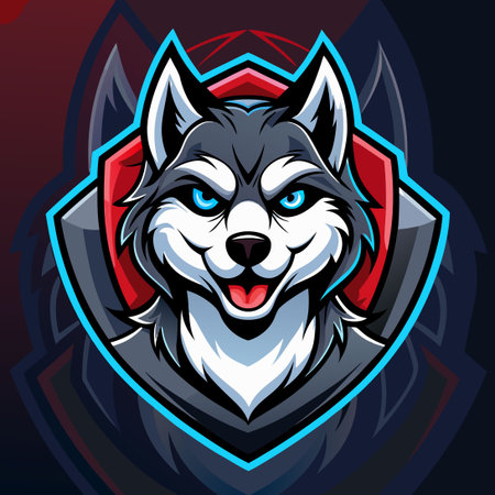 Esports Husky Mascot Gaming Logo: A Competitive Edge