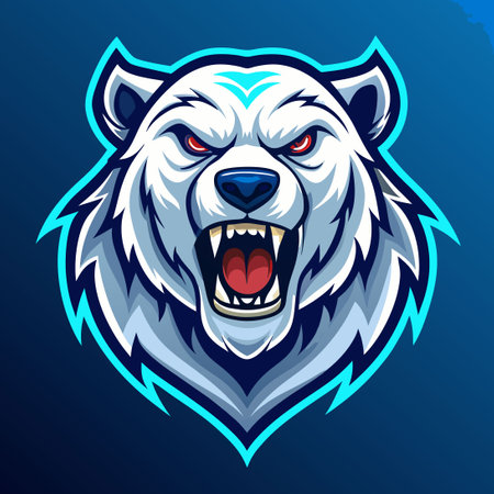 Dynamic and Energetic Vector Illustration for Esports and Sportsのイラスト素材