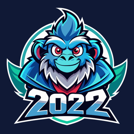 Vector Mascot Logo Design for Gaming and Sportsのイラスト素材