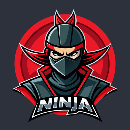 Feel the Force of the Ninja: Customizing Your Own Logo Designのイラスト素材
