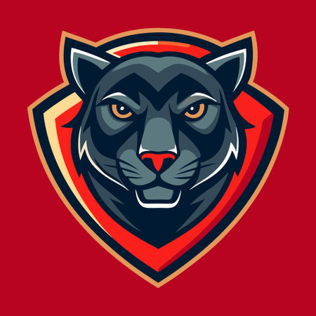 Isolated Panther Logo Template for Brand Identity and Marketingのイラスト素材