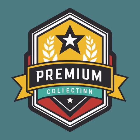 Premium Collection Badge: A Symbol of Prestige and Distinctionのイラスト素材