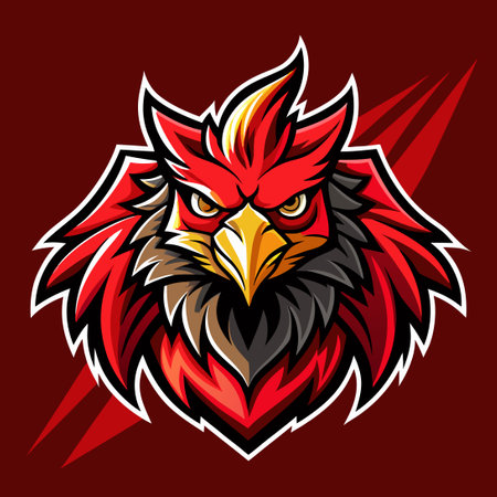 Ferocious Shark Mascot Logo with Intriguing Designのイラスト素材