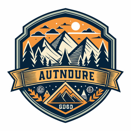 Epic Adventure and Outdoor Vintage Logo Templates for Adventurers and Nature Enthusiastsのイラスト素材