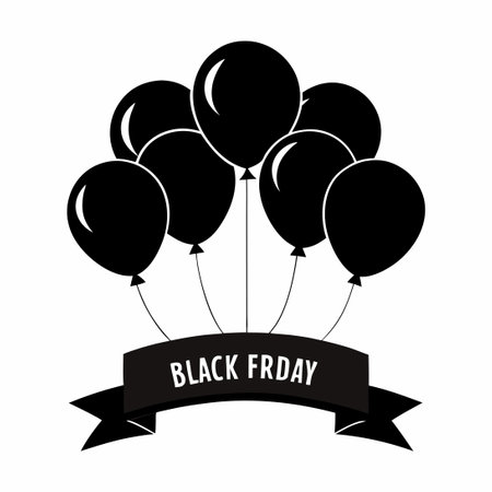 Captivating Black Friday Sale Banner Templates for Ecommerce Promotionsのイラスト素材