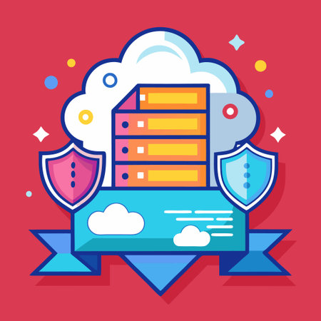 Cloud Storage: Infinite Space for Your Digital Horizonのイラスト素材