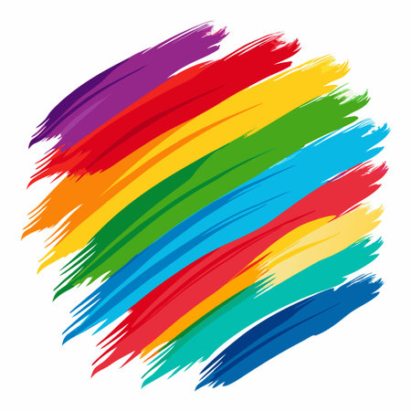 Vibrant and Creative Vector Brushstroke Collectionのイラスト素材