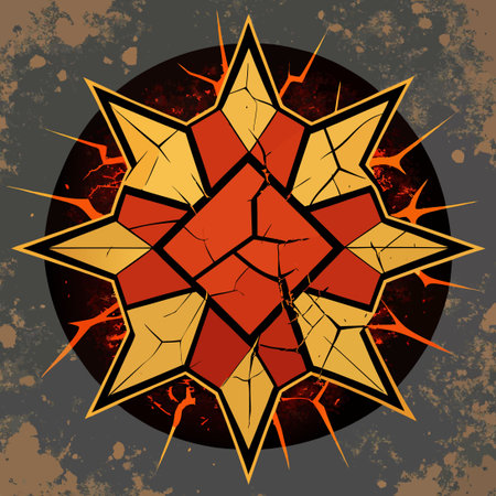 Surface Detail: Cracked and Weathered Grunge Style Background Textureのイラスト素材