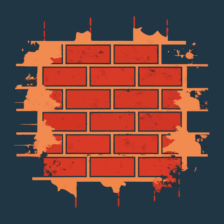 Weathered and Textured Grunge Wall with a Rustic and Aged Appearanceのイラスト素材