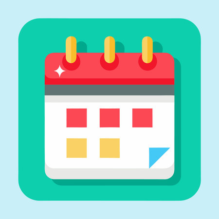 Illustration of a Simple Calendar Icon with a Clean Design and Easy Customizationのイラスト素材