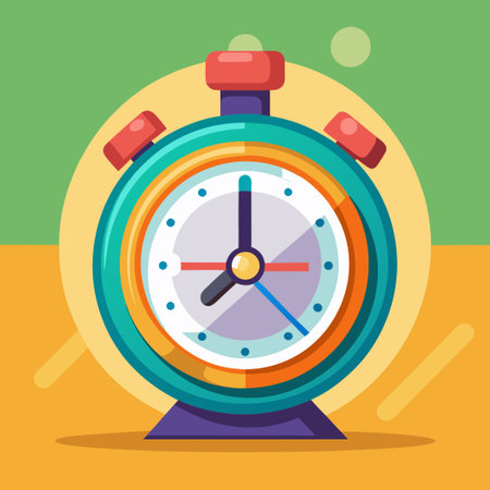 Detailed Clock Illustration with Precise Timekeeping for Punctualityのイラスト素材