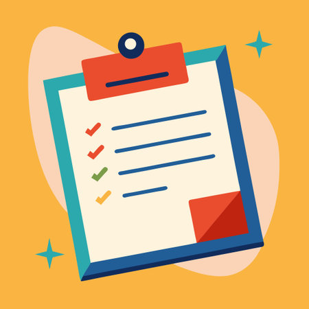 Eye-Catching Illustration of a Reminder Noteのイラスト素材