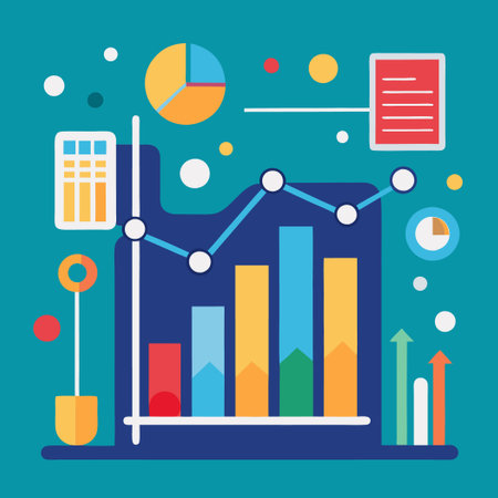 Data Analytics: Visualizing Trends and Patternsのイラスト素材