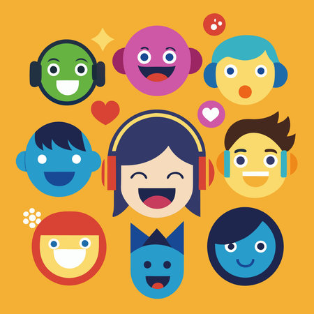 Diverse Collection of Emojis Expressing Emotions and Ideas