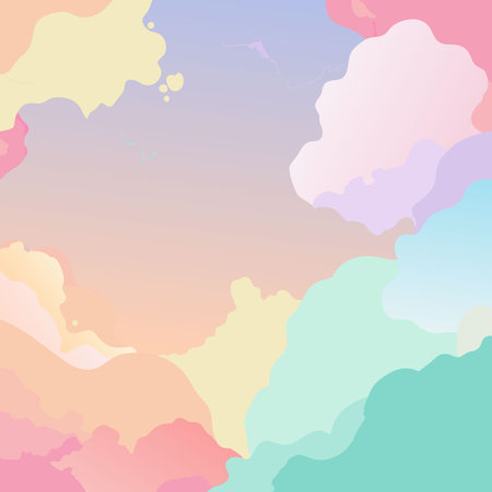 Pastel Hues of Tranquility: A Delicate Watercolour Background