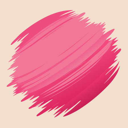 Delicate Pink Paint Brush Strokes on a Textured Canvas Backgroundのイラスト素材