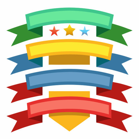 Diverse Collection of Customizable Vector Banners for Web and Printのイラスト素材