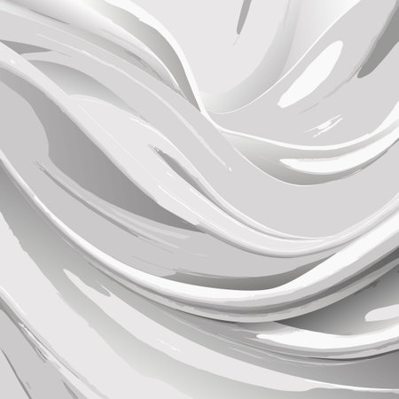 Close-up Luxurious White Satin Fabric with Subtle Texture for Backgroundsのイラスト素材