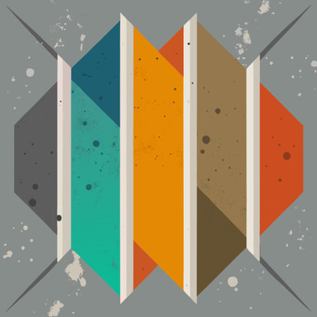 Abstract Textured Painted Concrete Wall with Colorful Gradientsのイラスト素材