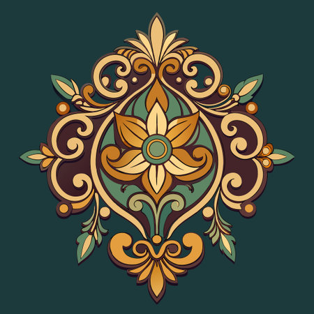 Antique Ornate Design Embellishments for Creative Projects (Set 3)のイラスト素材