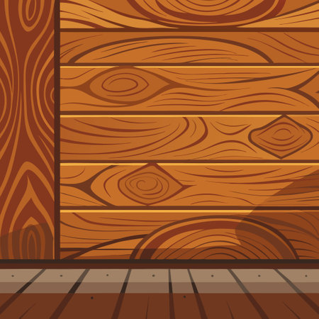 Captivating Wood Material Background with Intricate Texture and Subtle Grainのイラスト素材