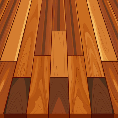 Texture of a Wooden Flooring with a Distinctive Grain Patternのイラスト素材