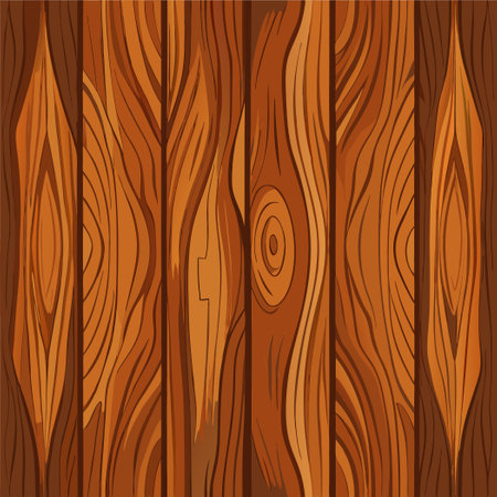 Rustic Textured Wooden Backgrounds with Natural Grain Patternsのイラスト素材