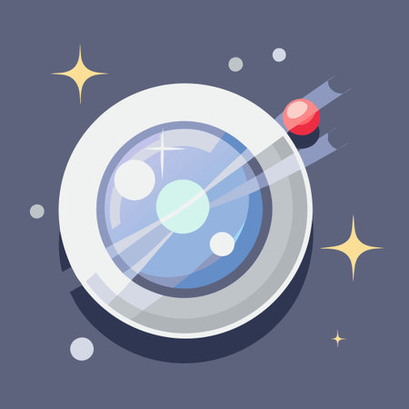 Shimmering White Sparkles and Lens Flare Effects for a Scintillating Visual Displayのイラスト素材