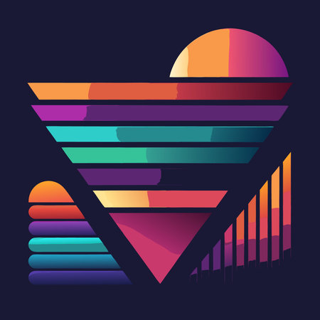Enchanting Set of Abstract Gradient Templates for Digital Design