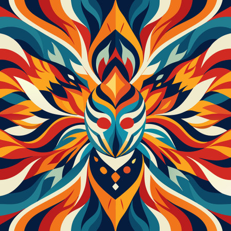 Abstract Dynamic Patterns for Vibrant and Modern Wallpapersのイラスト素材