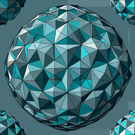 Abstract Polygonal Cybersphere in Three-Dimensional Space