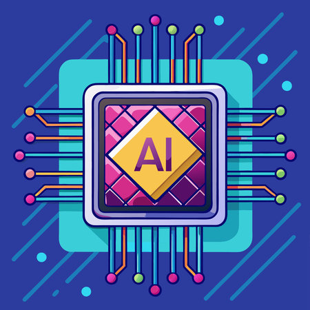 AI Chip: Revolutionizing Technology for a Future of Possibilitiesのイラスト素材