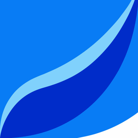 Majestic Blue Curve Swirling on a Neutral Backgroundのイラスト素材