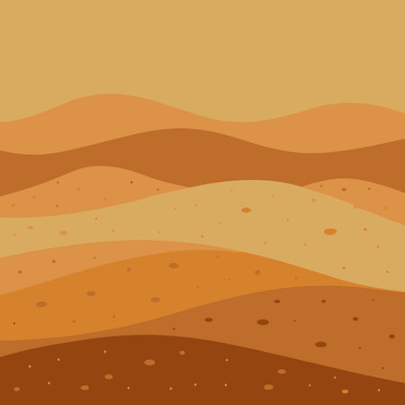 Natural Earthly Textures: Close-up of Brownish Sandy Surfaceのイラスト素材