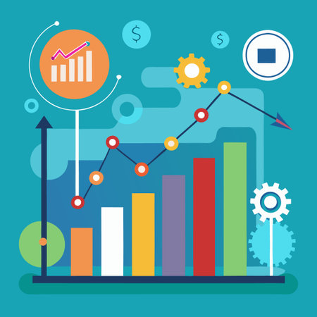 Visualizing Business Success: A Comprehensive Performance Analysis with Graphsのイラスト素材