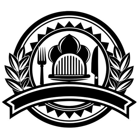 Restaurant Logo Vector Art Illustration with Vibrant Design (3)のイラスト素材