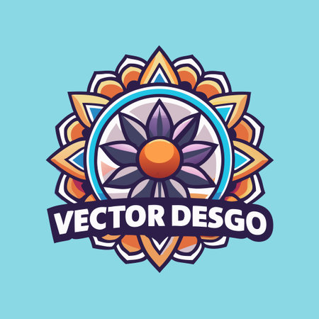 Gradient-Infused Colorful Logo Template in an Elegant Styleのイラスト素材