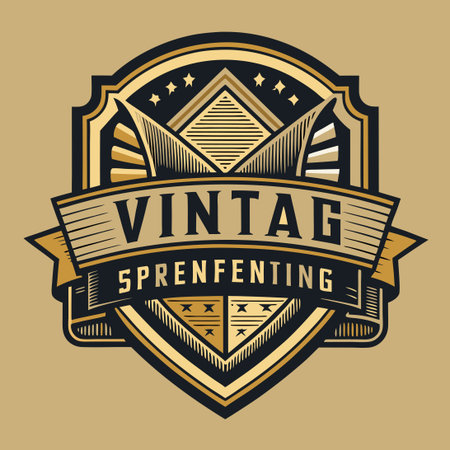 Vintage Screen Printing Vector Illustration with Intricate Artistic Detailsのイラスト素材