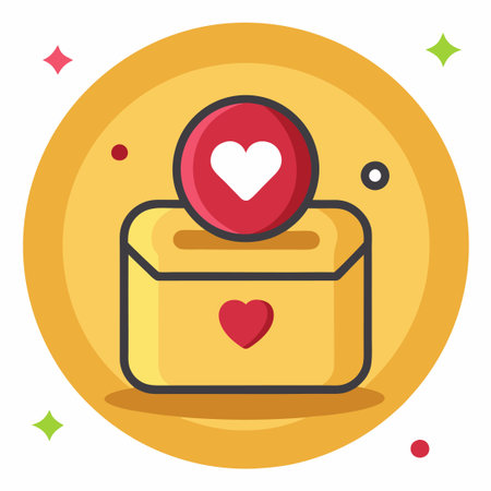 Vibrant Donate Button with Rounded Edges and a Call to Actionのイラスト素材