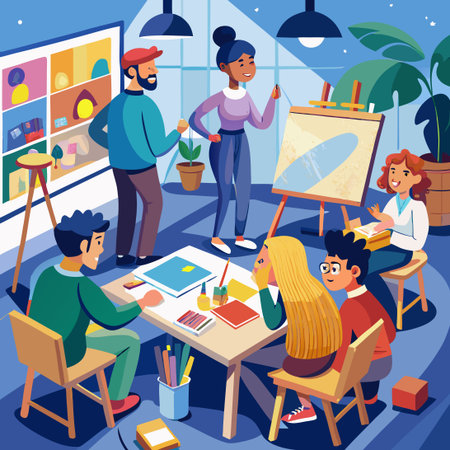 Step-by-Step Online Drawing Class for Beginners: A Comprehensive Guideのイラスト素材