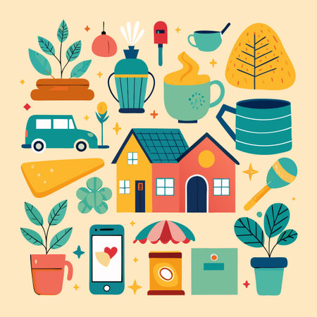 Discover Unique Hand-Drawn Treasures from the Comfort of Homeのイラスト素材