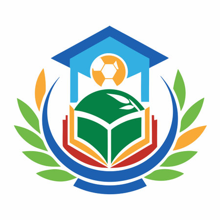 Creative Logo Depicting Modern Education and Innovationのイラスト素材