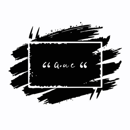 Vintage Grunge Label with Handwritten Inspirational Quote in Brush-Inspired Text Boxのイラスト素材