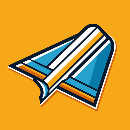 Vector Illustration of a Silk Screen Printing Squeegee Logo