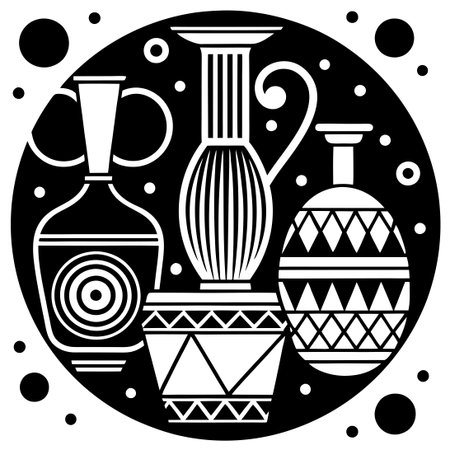 Mosaic Masterpiece: An Intricate Depiction of Ancient Greek Concepts through Artのイラスト素材