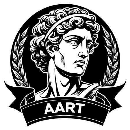 Stunning Art Posters Adorning an Exhibition Magazine or Coverのイラスト素材