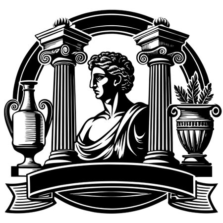 Art Posters for Exhibition Magazine or Magazine Coverのイラスト素材